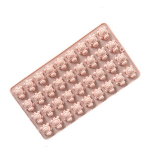 GG Mini Turtle Silicone Mold For Chocolate 36-Cavity Sea Turtle Chocolate Candy Molds Tortoise Ice Cube Sea Animal Resin Mold