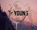 YOUNG TURNING POINT 23 White Orange (Speed & Smash) (Free string & strung) Badminton Racket. 