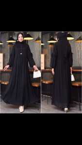 gamis abaya hitam putih gamis manasik haji gamis seruti baby doll
