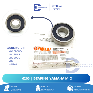 6203 BEARING ASS PULLY YAMAHA MIO SPORTY / MIO SMILE / MIO J / MIO GT / NOUVO / LAHAR / LAHER