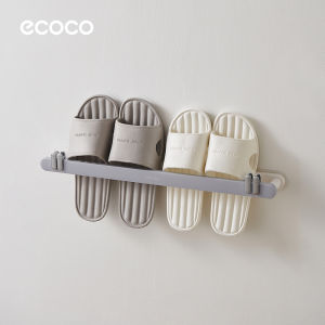 Ecoco Slipper Rack Wall-mounted for Narrow Space Telescopic 5-8cm Expandable Shoe Rack Organizer