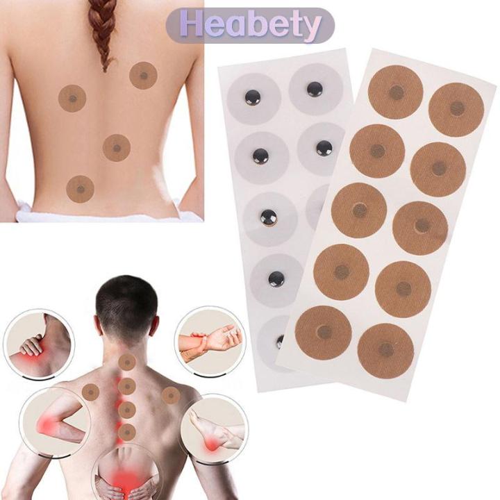 XIZ 10 Pcs Sheets Magnetic Acupuncture Body Points Beads Attached ...