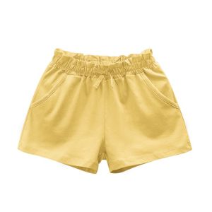Kid Girls Summer Bottom Cotton Kids Girl Short Pants Children Solid Color Shorts