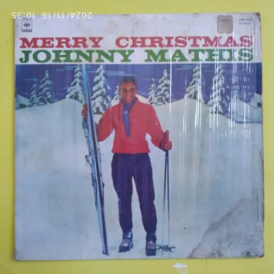 Johnny Mathis Merry Christmas (This is a Reissue Pressing from late 60s ) Vinyl Record LP Plaka