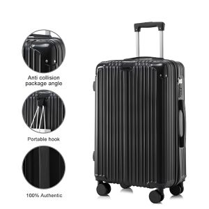 BOLDEDGE 20/24 Inch Hooking Luggage Bag Travel Lightweight Hand suitcas Portable waterproof trolley case password 行李箱