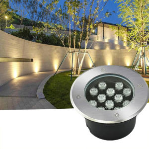 Đèn LED âm sàn âm đất sân vườn 12W 220V Trang Trí Cảnh Quan Sân Vườn
