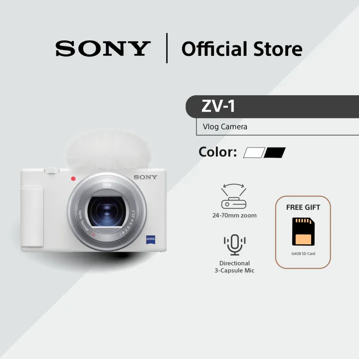 Sony Digital Camera ZV-1+ Free Gift [64GB SD Card] Megapixels