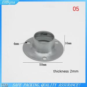 [COD] Stainless Steel Flange Seat For Wardrobe Curtain Cloth Rod Seat Round Tube Seats Bracket Household Furniture Hardware Towel Tube Holder