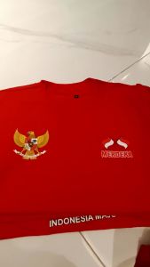 Atasan Wanita Dan Pria Hut 11 RI 80 1945 Kemerdekaan RI 2025 Kaos Merah 17 Agustus Kaos pria & Wanita ANK2 & Dewasa Hut RI kE 79