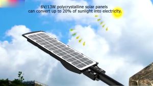 LAMJAD Solar Light Đèn Năng Lượng Mặt Trời 300W cảm ứng chống nước LED