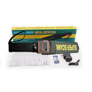 Super Scanner Metal Detector Portable Handheld With Sound Alarm Vibration