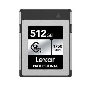 Lexar® Professional CFexpress™ Type B Card SILVER Series | Capacity: 1TB 512GB 256GB 128GB | Up to 1750MB/s read 1300MB/s write speeds Sustained write speeds of 1200MB/s ● Next-Generation Performance ● Seamless Video Capture ● XQD Compatibility