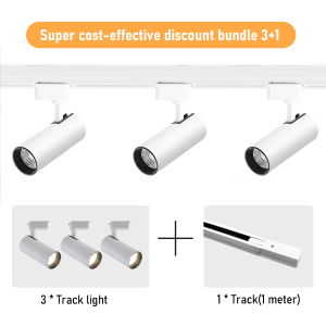 Track light cob track spotlight led light 12W 20W 30W LED spotlight track light Passed multiple security certifications