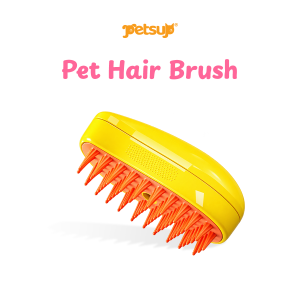3-in-1 Pet Hair Brush Grooming Spray Comb Loose Fur Remover Detangling Massage Brush Gentle Massage Comb for Everyday Dog Cat Grooming