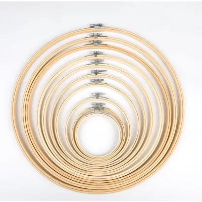[SG Stock] Bamboo Embroidery Hoop for Needlepoint Cross Stitching Tufting DIY Works