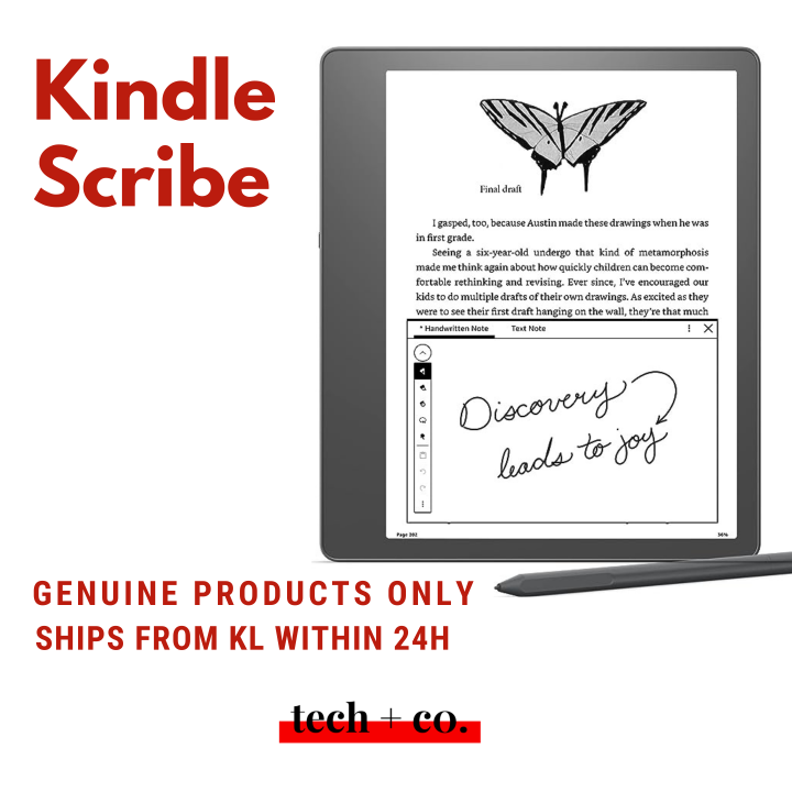 Amazon Kindle Scribe The First Kindle And Digital Notebook, All In One ...