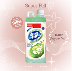 Super Pell Apel Repack 1 Liter | Sabun Cair Pel Lantai — Pembersih dan Pewangi