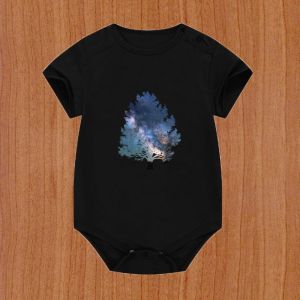 Đầm ngắn tay cho bé và đầm hộp mùa hè cho trẻ sơ sinh đầm bướm cotton nguyên chất cho nam và nữ