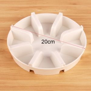CANICECA 2Pcs Breathable Flowerpot Tray Thickened Plastic Drip Tray Useful Anti Rotting Root Flowerpot Base Plate Gardening