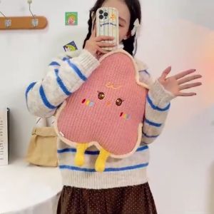 Adorable Star Moon Cloud Weather Pillow for Sofa Car Cuddler Cushion Plush Toy Short Hair Polyester Cartoon Style Pillow