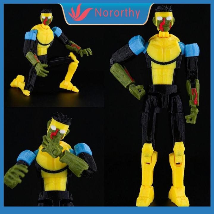 NORORTHY Zombie Invincible 3D Printed Action Figures Dummy13 Multi ...