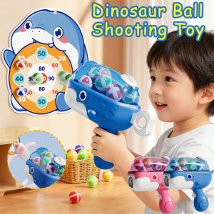 【COD】Kids Dinosaur Ball Gel Blaster Toy Whale Sticky Ball Shooting Toy Kids Interactive Battle Game