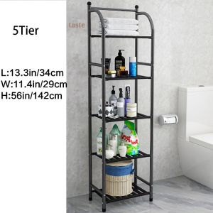 3/4/5 Layers Storage Organizer Rack Bathroom Kitchen Rack Bedroom Toilet Washing Rack Space Saving
