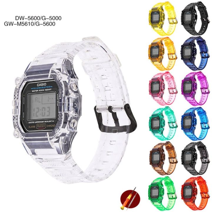 TPU Resin Overall Case Strap Suitable for Casio G-shock DW5600 GW