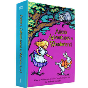 การผจญภัยของอลิซในแดนมหัศจรรย์: การปรับปกแข็งแบบป๊อปอัพ-ปรากฏขึ้นโดย Lewis Carroll หนังสือภาษาอังกฤษต้นฉบับ