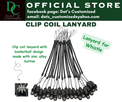 95pesos! COD!! COD!!Clip coil lanyard/ Referee lanyard for whistle