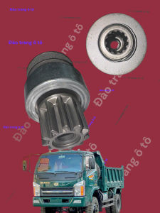 Bánh răng đề QDJ254 3 tai 24v 11 răng 12 then cao 93 răng dài dùng cho xe cửu long đông phong hoa mai 45-6 tấn
