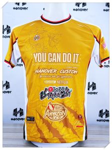 สดๆ ร้อน พึ่งออก ลายใหม่สวยม๊าก เสื้อพิมพ์ลาย HANOVER รุ่น TH-V10 สีทอง