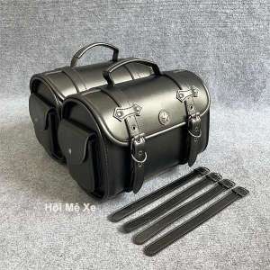 Cặp Túi Da Treo Hông Xe Máy Xe Motor 30cm*15cm*20cm