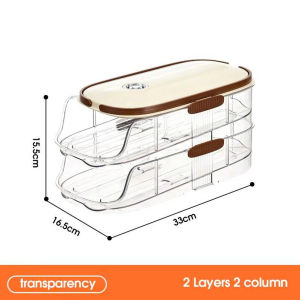 Kệ Đựng Trứng Tủ Lạnh Nhiều Tầng Tiện Lợi - Khay Đựng Trứng Thông Minh Tiết Kiệm Không Gian