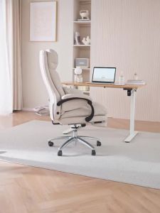 Ergonomic Chair Lean-back Backrest Office Chair Swivel Chair Electric Massage Leather Chair Comfortable Computer Chair