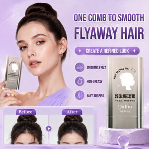 Long-lasting Hold Anti-frizz Hair Styling Cream Bangs Styling Brush Adult Leave-in Hair Wax Stick Anti-frizz Hair Brush Smooths Frizz Without Being Greasy