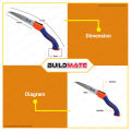 WADFOW Folding Saw 7" Inch 180MM Wood Cutter Plant Pruning Saw Pruner Saw Long Blade Hand Saw WHW4607 - BUILDMATE - WHT. 