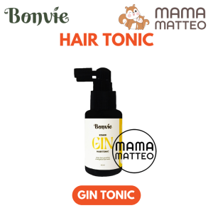BONVIE Kemiri Gin Tea Hair Tonic 60ml Anti Hairfall Rambut Rontok Anti Dandruff Ketombe / BANDUNG