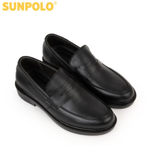 Giày nam da bò cao cấp SUNPOLO giày dự tiệc đi chơi công tác SPH503