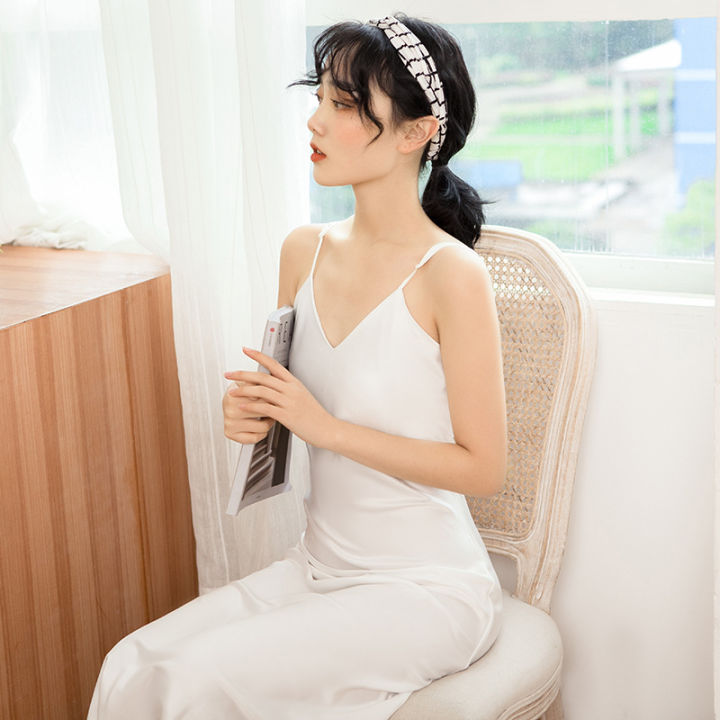 Đầm Ngủ Lụa Tay Dài - khuyến mại giá rẻ mới nhất tháng 3【Big Sale】