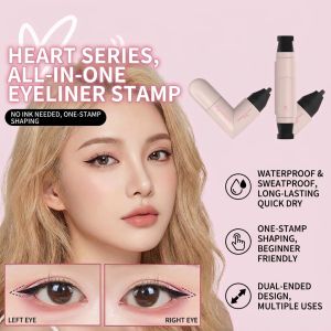 One-Piece Quick-Drying Eyeliner Stamp Pen Accurate and Long-Lasting Not Easy to Smudge and Not Easy to Remove Quick-Drying Liquid Eyeliner