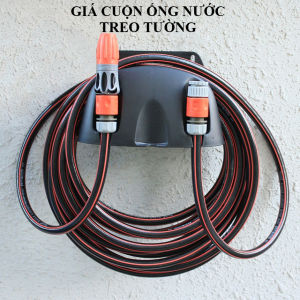 Giá đỡ cuộn ống nước treo tường Giá treo ống nước Giá cuốn dây tưới vườn treo tường