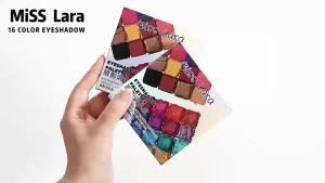 MISSLARA16 Color Color Eyeshadow Palette Sparkling Sequins Pearlescent Matte Earth Color Eyeshadow