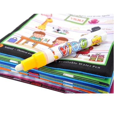 Buku Mewarnai Cat Air Anak Magic Water Drawing Book Kreatif Edukatif Mainan Edukasi Anak Buku Gambar Lukis Seni Belajar Warna Hobi Hobby Indah Colorful Repeat Coloring Mudah Aman Hadiah Kado s1051 - Multicolor