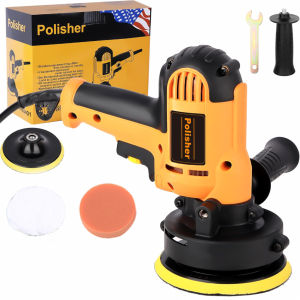 REAIM 800W Heavy Duty Electric Car Polisher 125mm 220V Portable Buffing Machine Buffer Tool for Auto Detailing Furniture Metal Waxing Paint Polishing