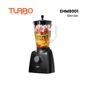 Turbo Blender Jus Buah Low Watt 2 Liter Hemat Listrik | Belender Juice Plastik 2L EHM 8001 Veloce