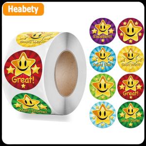 【2-3 days delivery】 500pcs Reward Stickers Encouragement Sticker Roll for Kids Motivational Stickers