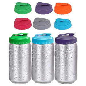 Durable Silicone Can Toppers Leak proof Efficient Lid For Sodas Beer Can Universal Fit Outdoor Picnics Kitchen Accessories Dishwasher Safe