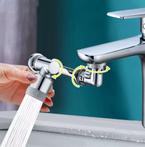 Đầu Nối Vòi Nước INOX Xoay 1080 độ Thông Minh Khớp nối vòi nước Cho Bồn Rửa Với 2 Chế Độ Phun Nước Tiết kiệm