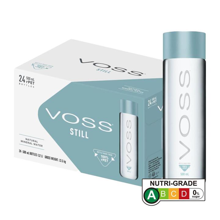 Voss Pet Still Water 24 x 500ML - Case